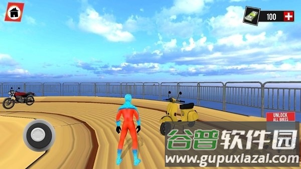 超级英雄自行车巨型坡道3手机版截图3