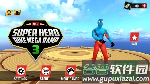 超级英雄自行车巨型坡道3手机版