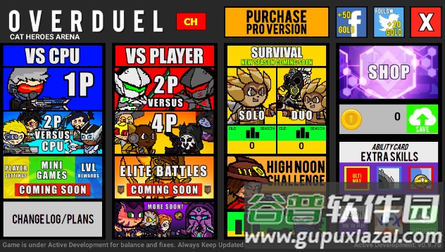 守望先锋像素版最新版下载(OVERDUEL Cat Heroes Arena)截图1