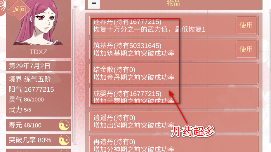 某某宗女修修炼手札无限阳气截图4