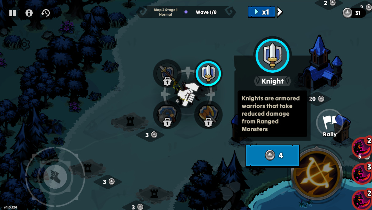 暗影王国前线战争内置菜单(Shadow Kingdom: Frontier War td)截图3