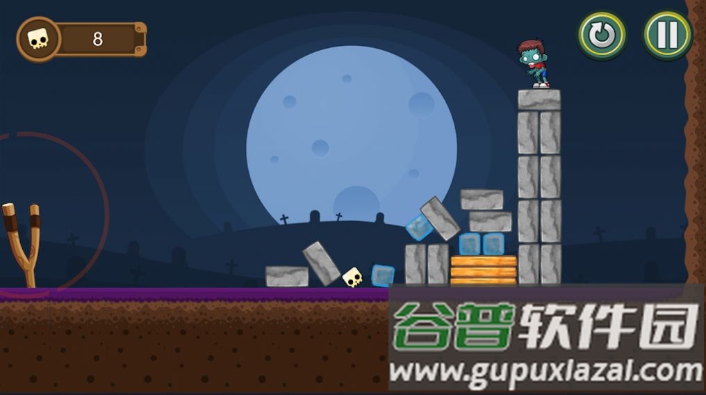 愤怒的投掷手游戏(Angry Zombies throw)截图3