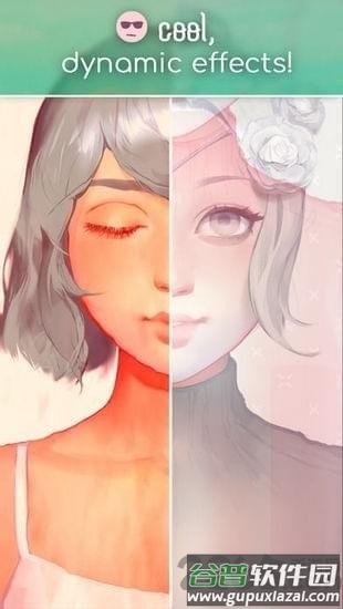 动态肖像女孩live portrait maker截图2