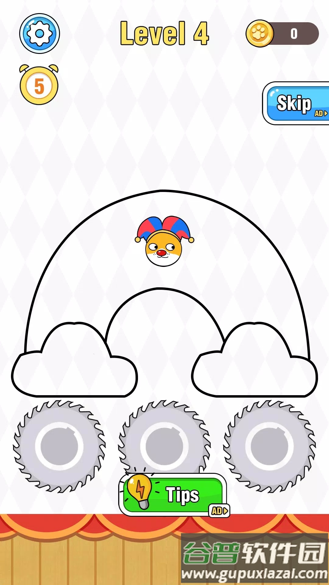 画线救小丑狗游戏(Doge Save)截图2