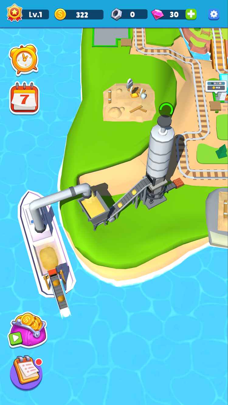 火车小镇免广告版(Train Town-Idle Game)截图1