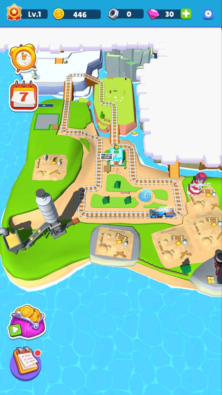 火车小镇免广告版(Train Town-Idle Game)截图4