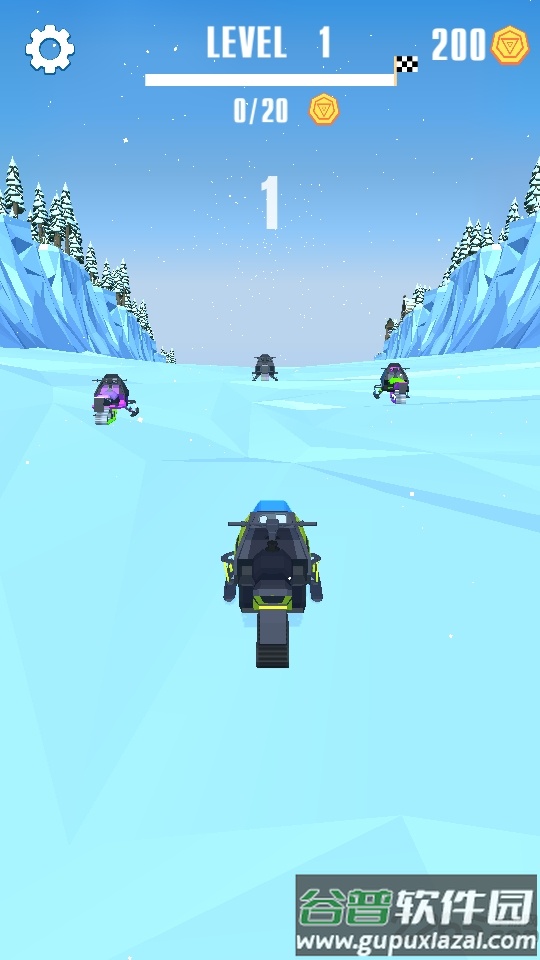 雪地摩托比赛最新版截图1