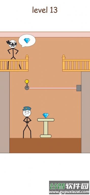 火柴人小偷考验游戏(Stickman Thief)截图1