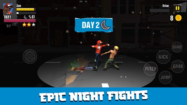 街头搏斗游戏最新版(City Fighter vs Street Gang)截图3