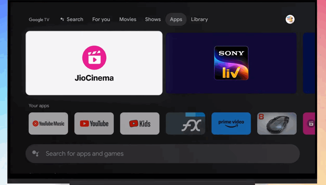谷歌框架TV版(Google Play 服务)截图3
