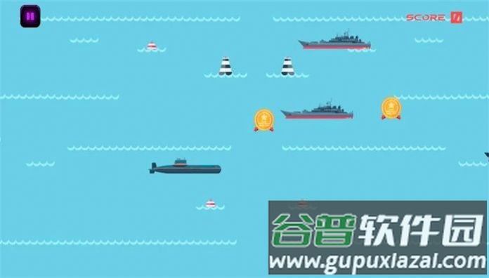 潜艇突袭游戏(Submarine Raid)截图1
