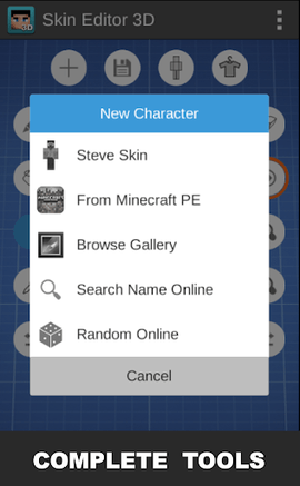 SkinEditor3D手机版下载中文安卓版（我的世界皮肤制作器）截图3