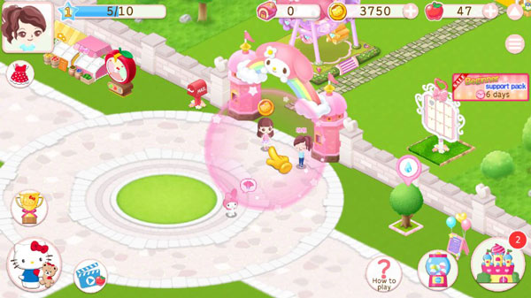 凯蒂猫世界2英文版 安卓版截图1