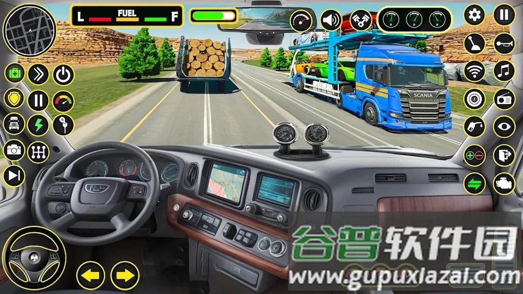 越野卡车运输驾驶游戏(Uphill Cargo Truck Transporter)截图1