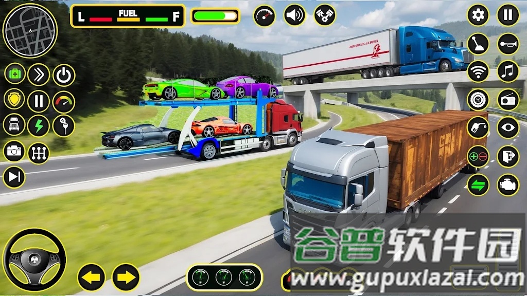 越野卡车运输驾驶游戏(Uphill Cargo Truck Transporter)截图2