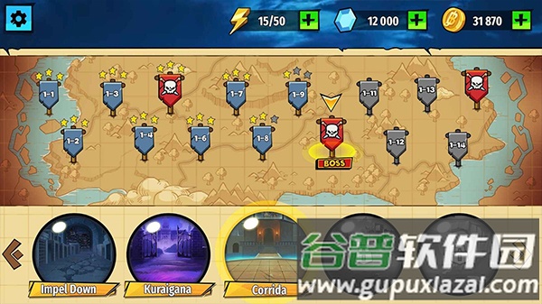 火柴人海贼大战下载手机版(Stickman Pirates Fight)截图1