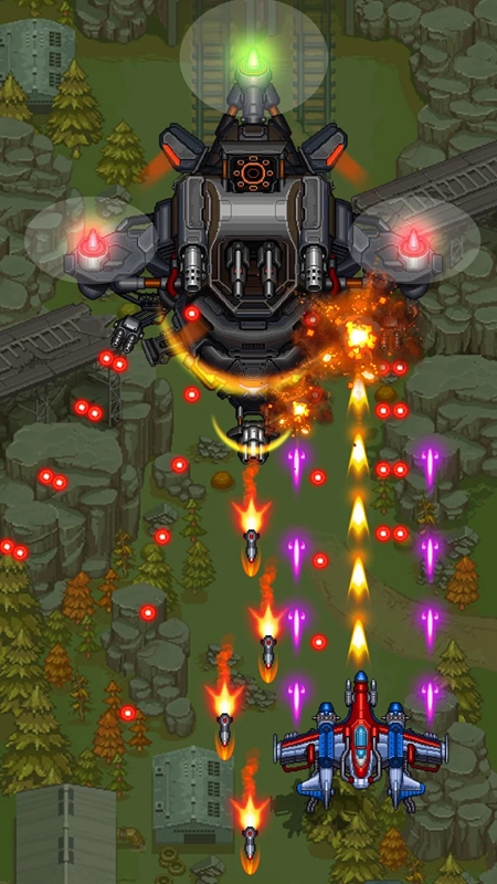 空军1945射击飞机街机游戏(1945 Air Force)截图3