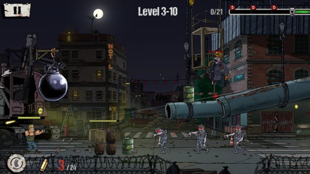 僵尸死城游戏(Shooting Zombie)截图1