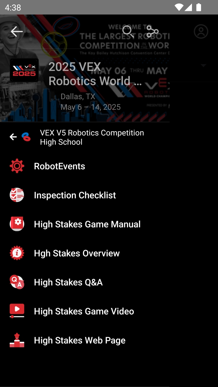 VEX Worlds世锦赛app官方最新版本截图3