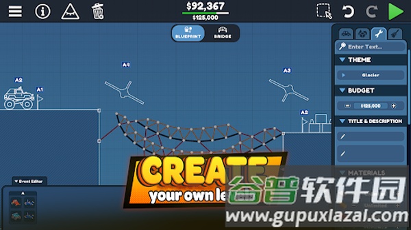 桥梁大师3游戏(Poly Bridge 3)截图2