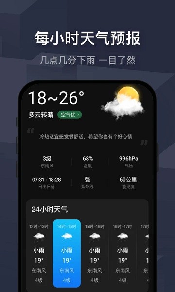 遇见天气app截图1