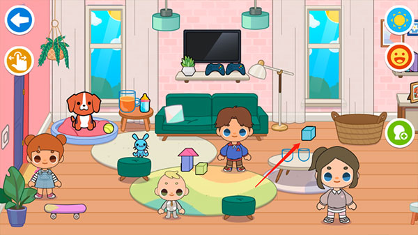 迷你家庭住宅游戏下载(Minni Home - Play Family)截图1