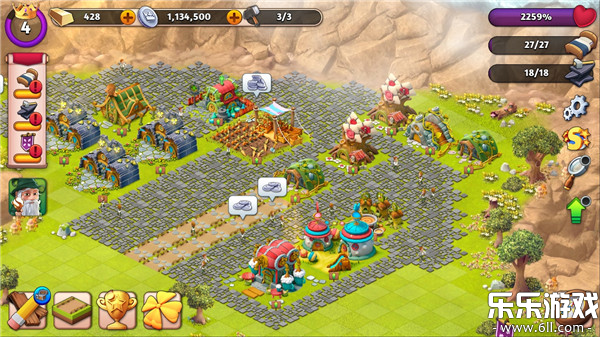 幻想熔炉失落帝国的世界手机版下载(Fantasy Island Sim)截图4