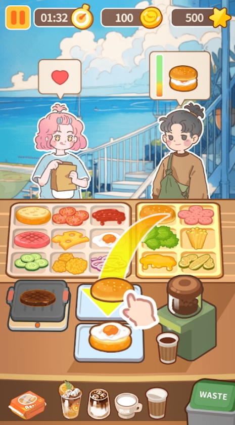 汉堡烹饪免广告版截图3