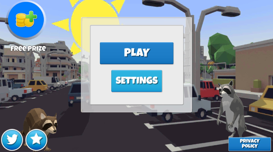 小浣熊模拟器(Raccoon Adventure: City Simulator 3D)官方最新版截图1