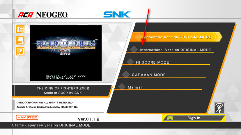 拳皇2002最新版本(KOF 2002 ACA NEOGEO) 拳皇2002最新版本(KOF 2002 ACA NEOGEO)