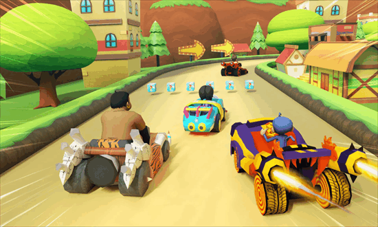 超级卡丁车游戏(Chhota Bheem: Kart Racing)截图2