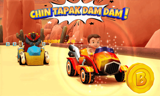 超级卡丁车游戏(Chhota Bheem: Kart Racing)截图4