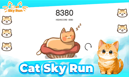 猫咪飞天跑最新版截图3