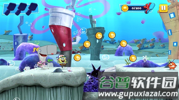 海绵宝宝蟹堡追击令安卓下载(Spongebob)截图1