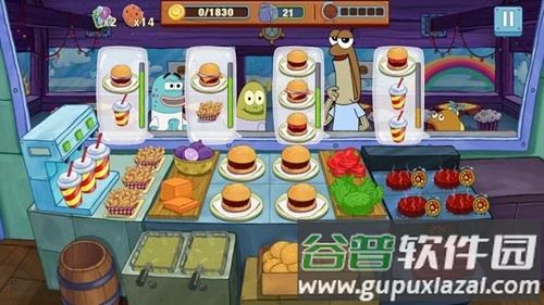 海绵宝宝蟹堡王大挑战中文版(SpongeBob - Krusty Cook Off)截图4