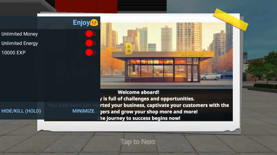 汉堡模拟器内置MOD菜单最新版(Burger Simulator) 汉堡模拟器内置MOD菜单最新版(Burger Simulator)