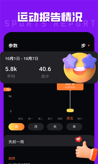 运动计步宝手机版截图2