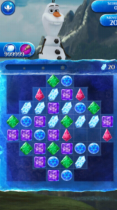 冰雪奇缘冰纷乐(frozen free fall)安卓版截图2