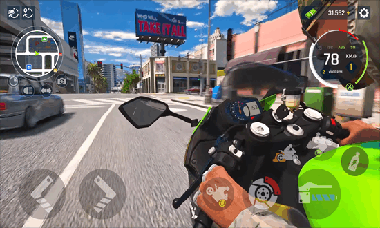 真正的摩托车驾驶3d手机版(Real Motocycle Driving)截图2