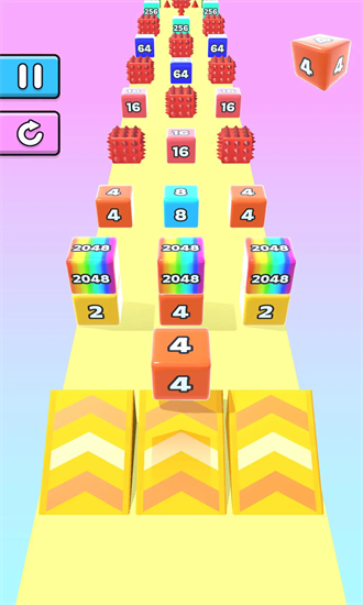 果冻运行2048游戏截图4