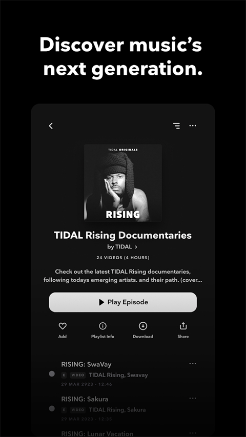 tidal音乐官方版截图1