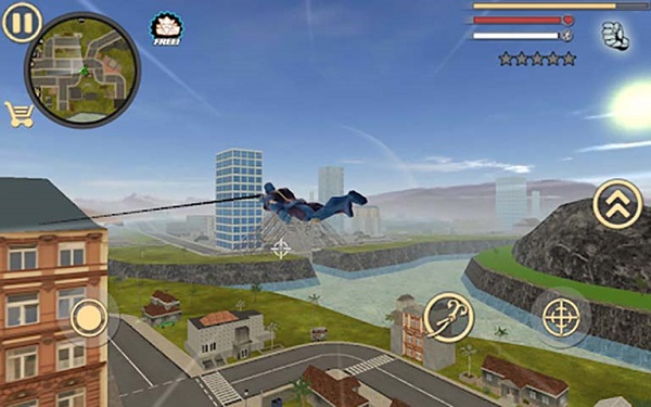 绳索英雄罪恶之城无限金币(Rope Hero Vice Town)截图1