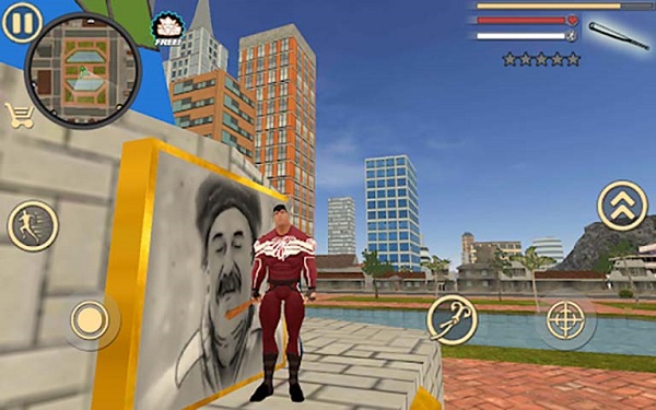 绳索英雄罪恶之城无限金币(Rope Hero Vice Town)截图3