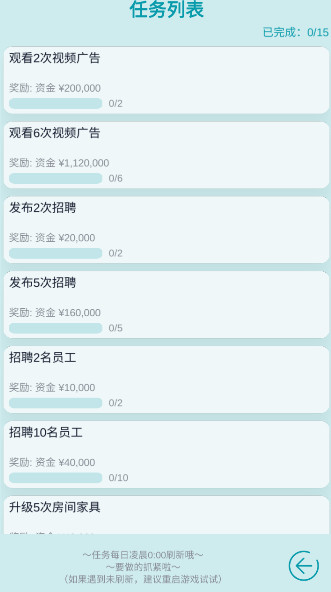 模拟经营大酒店安卓版截图4
