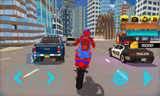 超级特技英雄摩托游戏(Super Stunt Hero Bike Simulator 3D)截图2