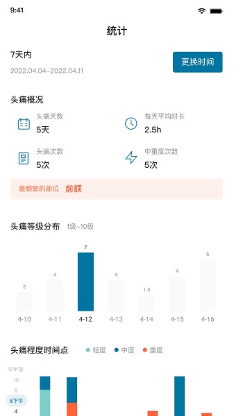 我的头痛日记软件截图3