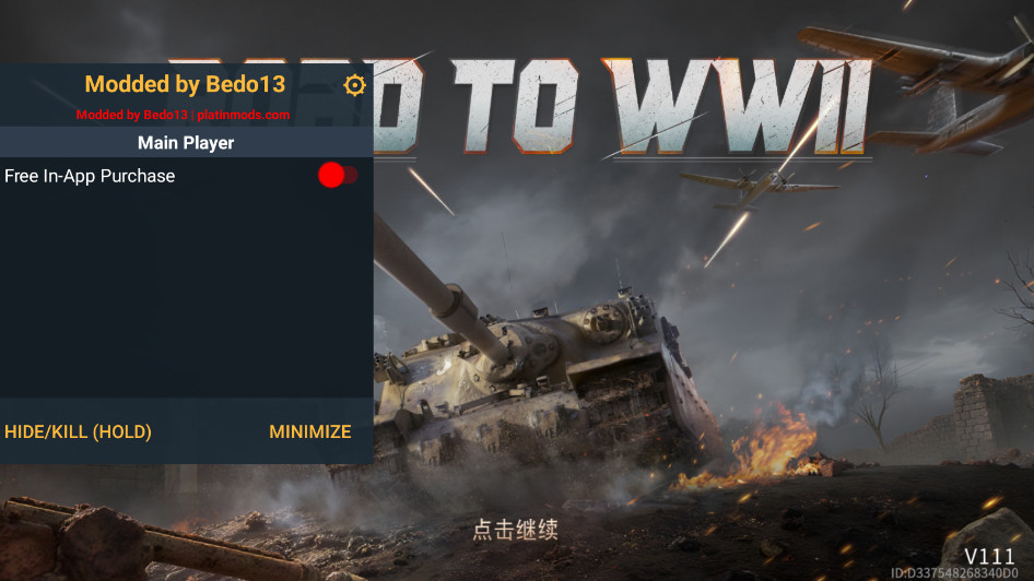 二战之路MOD作弊菜单最新版本(Road to WW2)