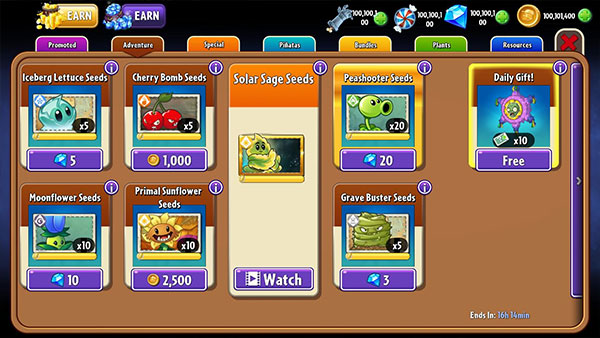 植物大战僵尸2存档版最新版截图1