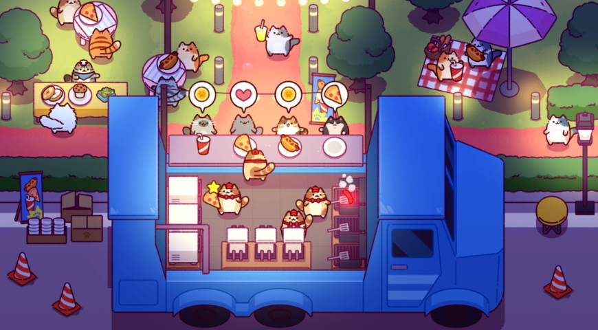 猫咪小吃店免广告截图2