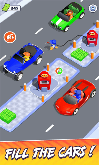 闲置加油站大亨手机版(Gas Station: Idle Game)截图2